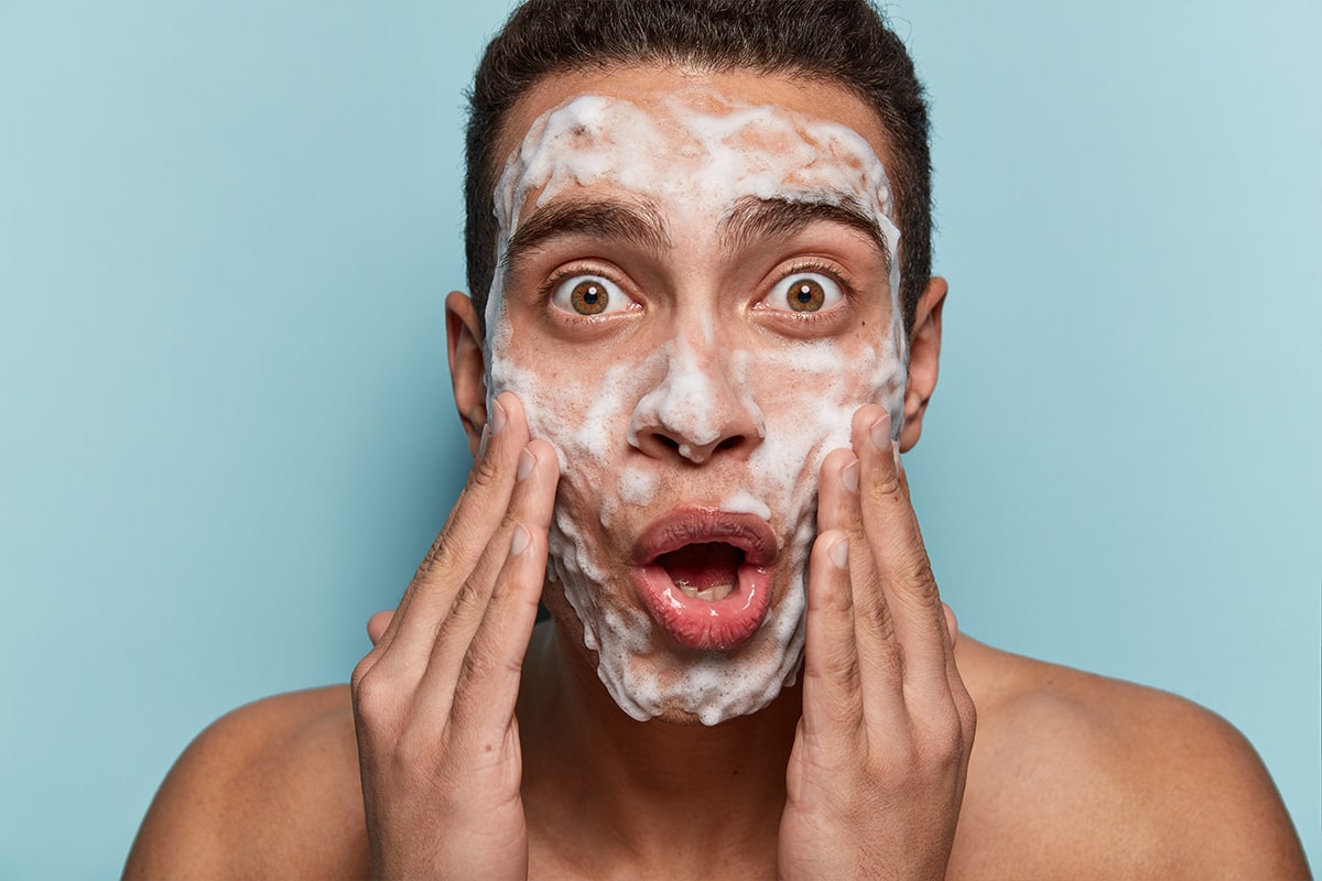 Face wash foam